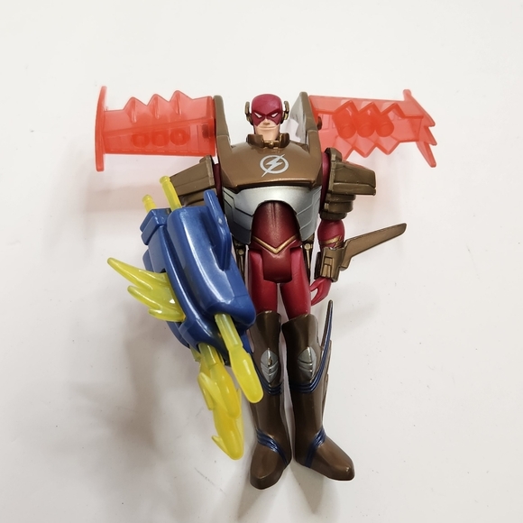 The Flash DC Comics 5" Action Figure with Blasting Gun Flyer - Picture 1 of 6
